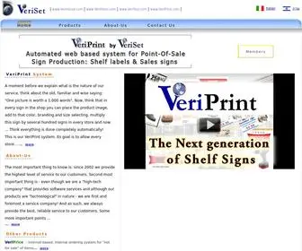 Veriset.com(The Content Distribution & Management Solution for images) Screenshot