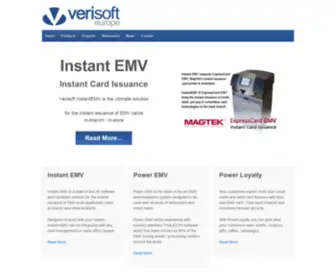 Verisofteurope.com(Instant Issuance) Screenshot