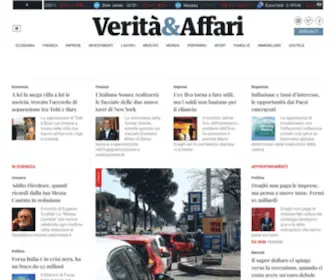 Veritaeaffari.it(Notizie di Economia) Screenshot