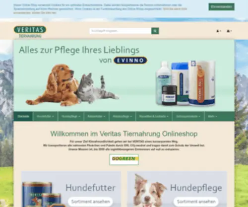 Veritas-Tiernahrung.de(Veritas Tiernahrung) Screenshot