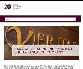 Veritascorp.com(VERITAS Investment Research) Screenshot