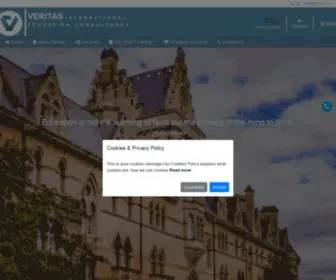 Veritaseducationconsultancy.com(VERITAS INTERNATIONAL EDUCATION CONSULTANCY) Screenshot