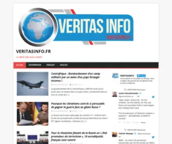 Veritasinfo.fr(VERITAS INFO NEWS) Screenshot