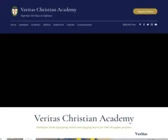 Veritasnc.org(Veritas Christian Academy) Screenshot