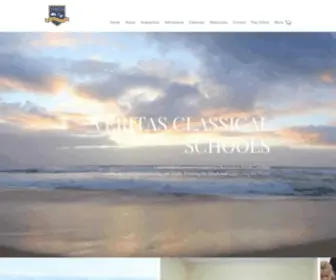 Veritassc.com(Veritas Classical Schools SC) Screenshot
