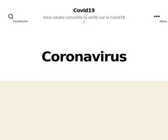 Verite-Covid.com(Covid19) Screenshot