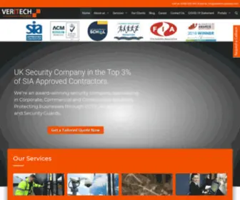 Veritech-SYstems.com(Top 3% Security Company) Screenshot