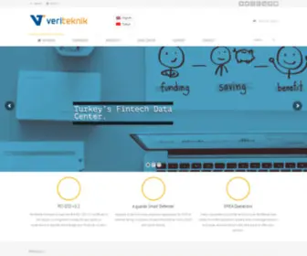 Veritech.net(PCI Data Center Turkey) Screenshot