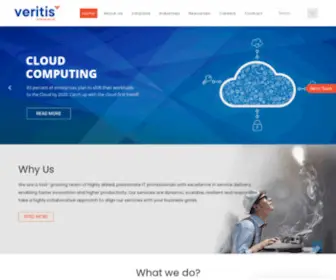 Veritis.com(Transcend with Digital Agility) Screenshot