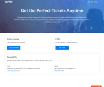 Veritix.com(Buy Great Tickets to Concerts) Screenshot