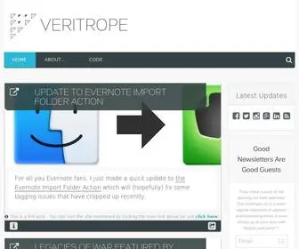 Veritrope.com(Tech, Arts, Travel) Screenshot