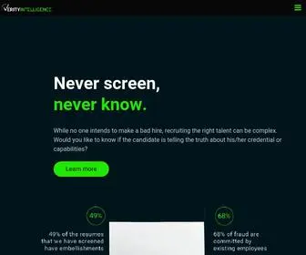 Verityintel.com(Verity Intelligence) Screenshot