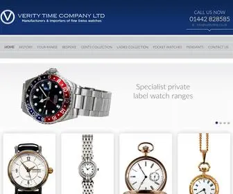 Veritytime.co.uk(Swiss Watches) Screenshot