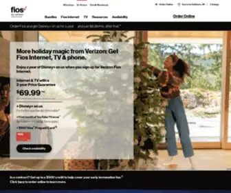 Verizonspecials.com(Get reliable and fast Verizon Home Internet) Screenshot