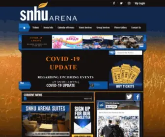 Verizonwirelessarena.com(Snhuarena.com: Home) Screenshot