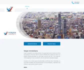 Verjaninmobiliaria.com(Bienvenidos a Verjan Inmobiliaria) Screenshot