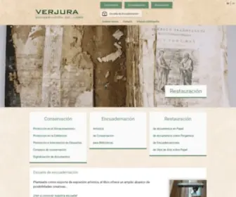 Verjura.com(Verjura y Corondel S.L) Screenshot