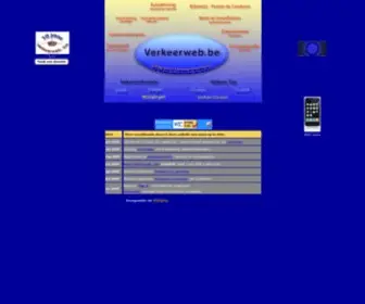 Verkeerweb.be(Startpagina) Screenshot