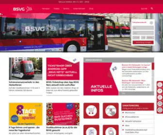 Verkehr-BS.de(Willkommen bei der Braunschweiger Verkehrs) Screenshot