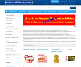 Verkehrsschildershop24.de(Verkehrszeichen nach StVO) Screenshot