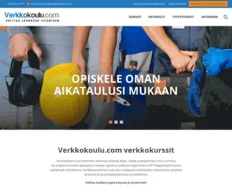 Verkkokoulu.com(Työturvallisuuskoulutus netissä oman aikataulusi mukaan) Screenshot