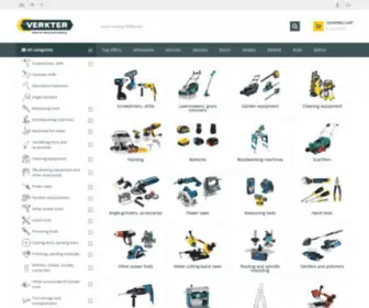 Verkter.com(Makita Bosch DeWalt Festool tools for home an industry) Screenshot