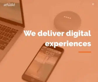Verlabs.com(We deliver digital experiences) Screenshot