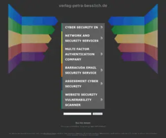Verlag-Petra-Besslich.de(OVHcloud accompagne votre évolution grâce au meilleur des infrastructures web) Screenshot