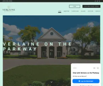 Verlaineontheparkway.com(Apartments in North Dallas) Screenshot