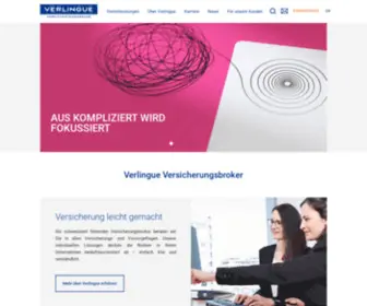 Verlingue.ch(Versicherung leicht gemacht) Screenshot