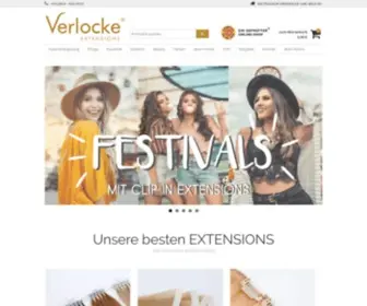 Verlocke.de(Verlocke Extensions online kaufen) Screenshot