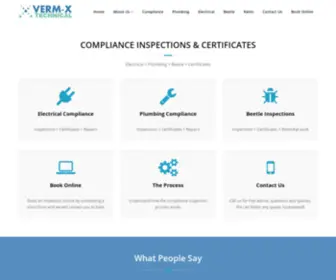 Verm-Tech.co.za(VERM-X Technical Compliance) Screenshot