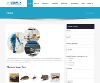 Verm-X.co.za(Pest Control Cape Town) Screenshot