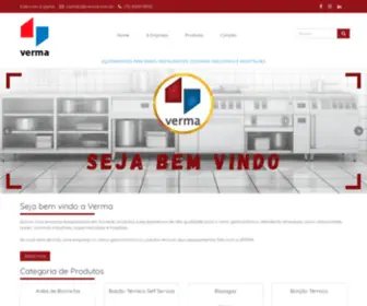 Verma.com.br(Equipamentos para Bares e Restaurantes em SBC) Screenshot