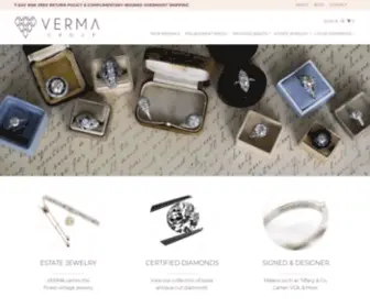 Vermaestatejewelry.com(Verma Group) Screenshot