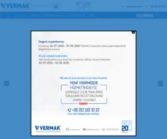 Vermak.com.tr(VERMAK®) Screenshot