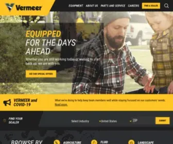 Vermeer.com(Vermeer Corporation) Screenshot
