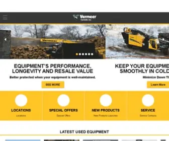Vermeercanada.com(Vermeer Canada Inc) Screenshot