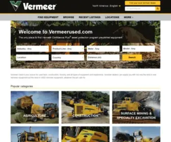 Vermeerused.com(Equipment For Sale) Screenshot