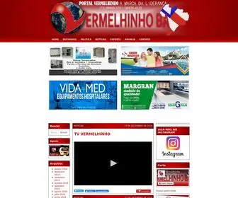 Vermelhinhoba.com.br(Vermelhinho Bahia) Screenshot