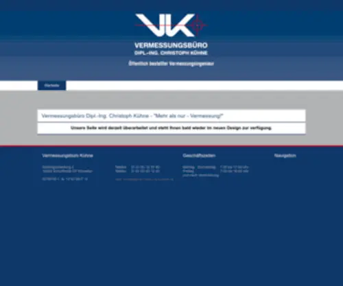 Vermessung-Kuehne.de(Vermessung) Screenshot