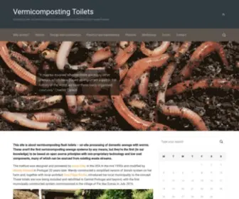 Vermicompostingtoilets.net(This site) Screenshot