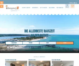 Vermietung-Buenning.de(Ferienunterkünfte Heiligenhafen) Screenshot