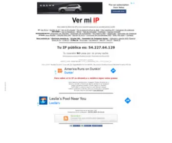 Vermiip.com(Cuál es mi IP) Screenshot