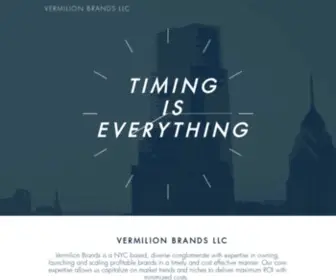 Vermilionbrandsllc.com(Vermilion Brands LLC) Screenshot