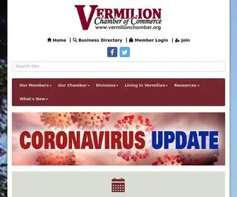 Vermilionchamber.org(Vermilion Chamber of Commerce) Screenshot