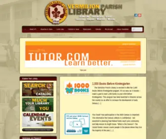 Vermilionparishlibrary.com(Vermilion Parish Library) Screenshot