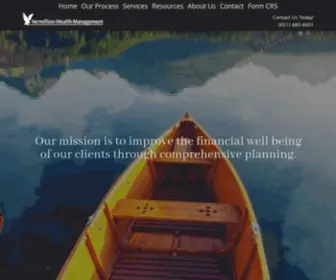 Vermillionwealthmanagement.com(Vermillion Wealth Management) Screenshot