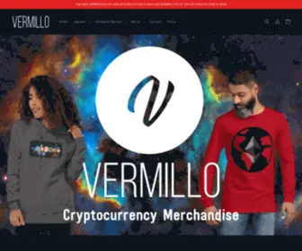 Vermillo.com(Crypto Clothing Factory) Screenshot