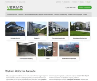 Vermocarports.com(Welkom bij Vermo Carports) Screenshot